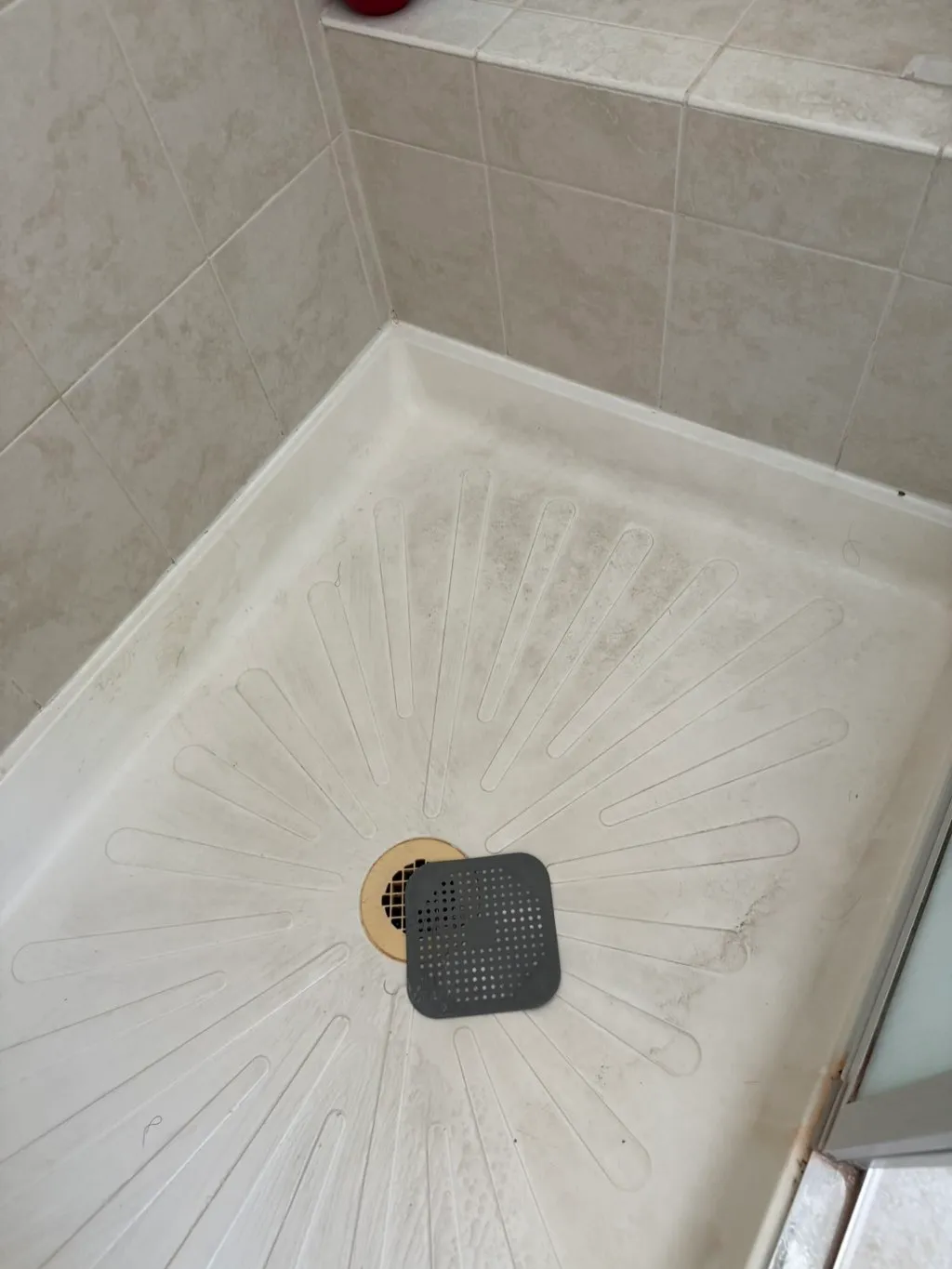 Shower Deep Cleaning before cleaning
